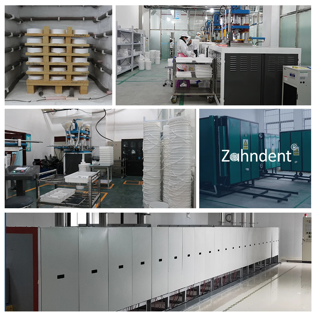 Zahndent 1350Mpa high flexural strength zirconia block ht color cad cam system for crown