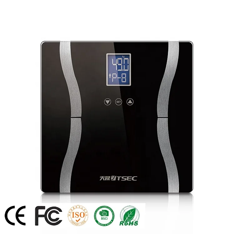 
hot sale for wholesale body age bmi muscle body fat bathroom scale bluetooth backlight analyzer body fat scale 