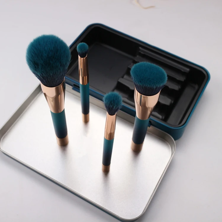 
New Design Magnetic Makeup Brush Set High Quality Low Moq Private Label Synthetic Make Up Brushes 