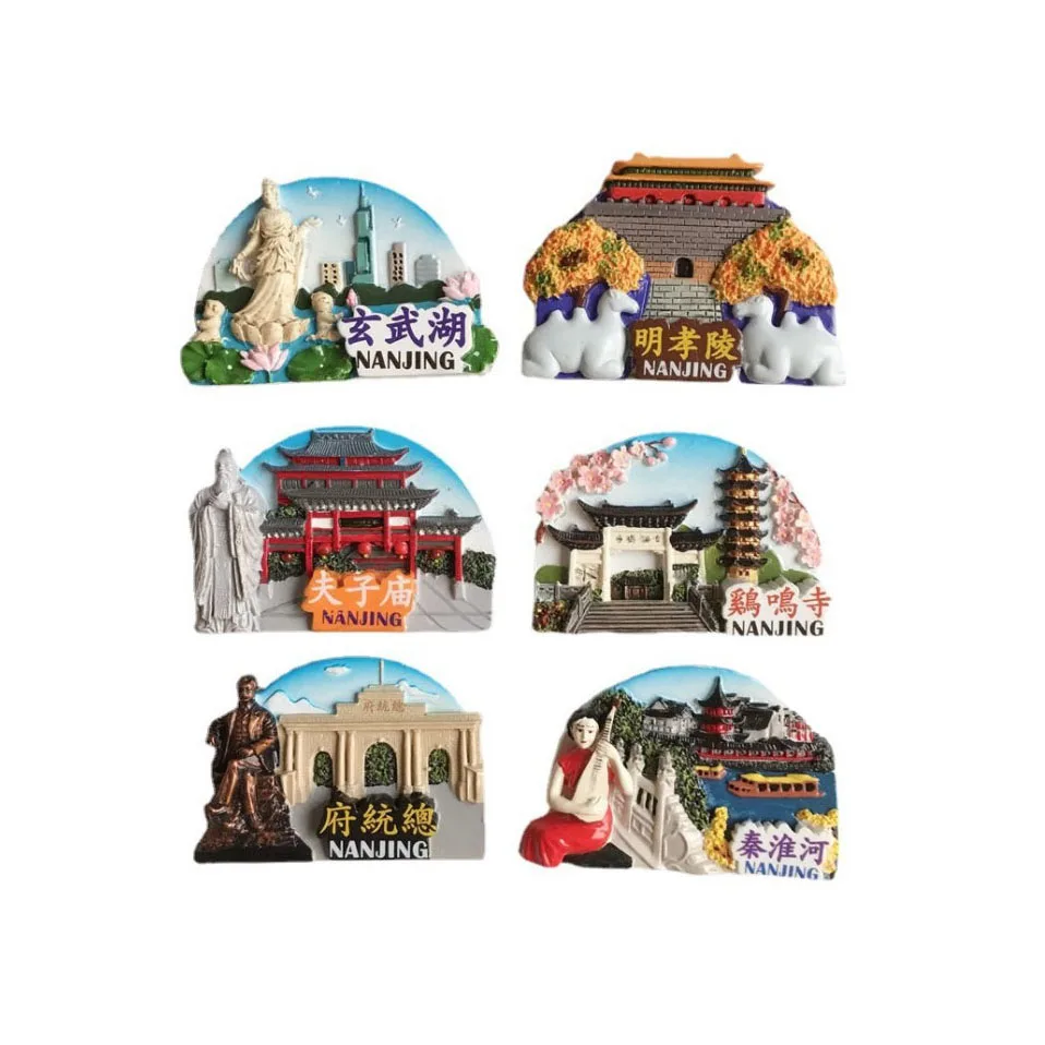 Good Quality Customized Fridge Magnets 3D Refrigerator Magnet Tourist Souvenir Resin