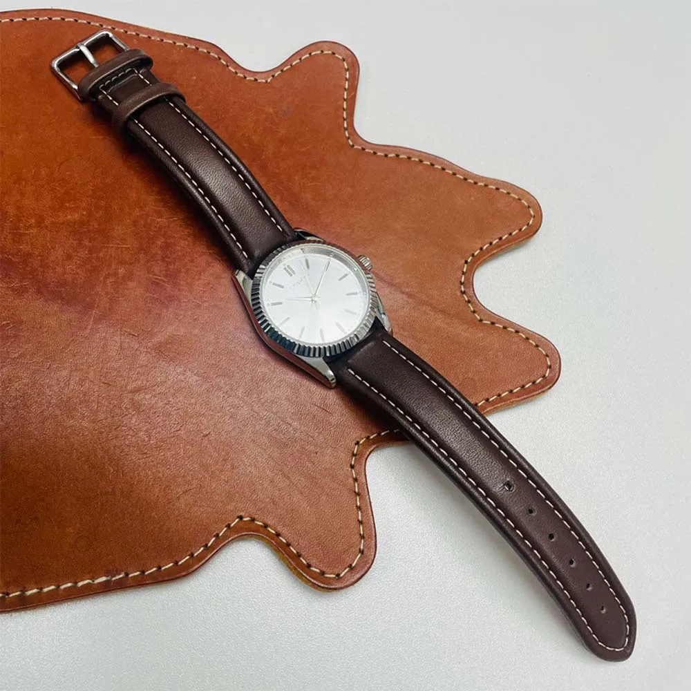 Popular design Brown and black Italican Vintage Calf Leather Bands with quick release Wristband Watch Bands Watch Straps