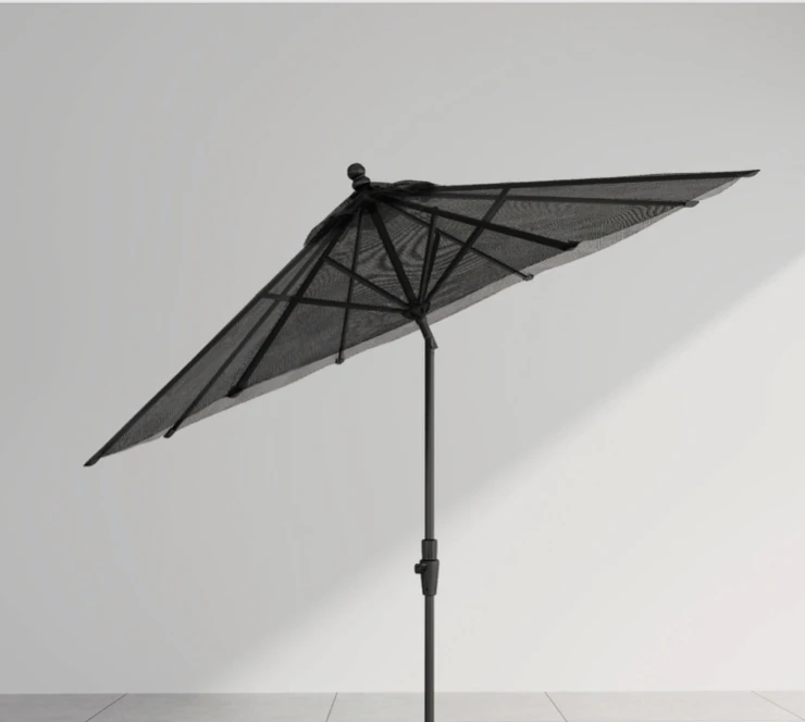 Factory Quality Garden Green Parasol Outdoor Patio Sun Shade Mesh Tarp Umbrella for Garden Plants