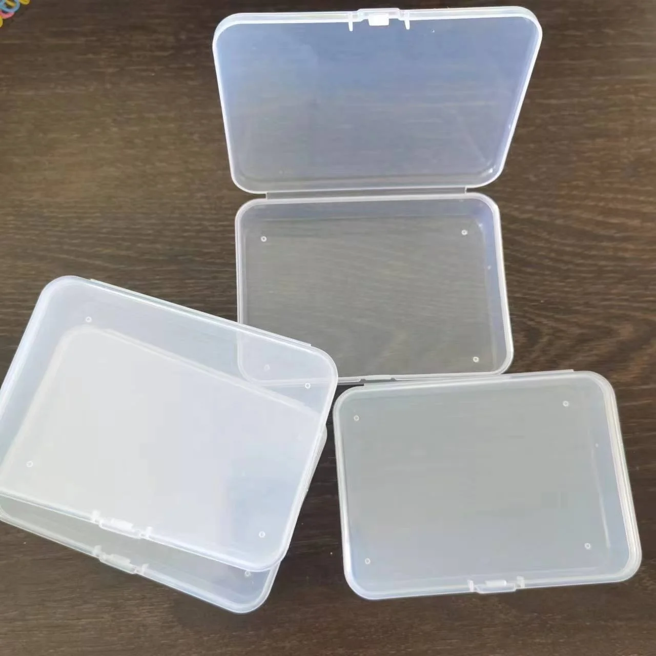 Blank Playing Card Case, Clear Card Deck Box, Plastic Box Holder for Bank Card, Business Card, Game Card, PTCG Cards