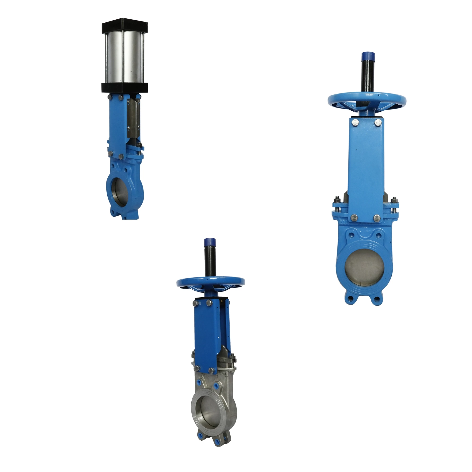 Ductile Iron or Cast Iron Ggg40 and Ggg50 Industrial Knife Gate Valve for Rising Stem