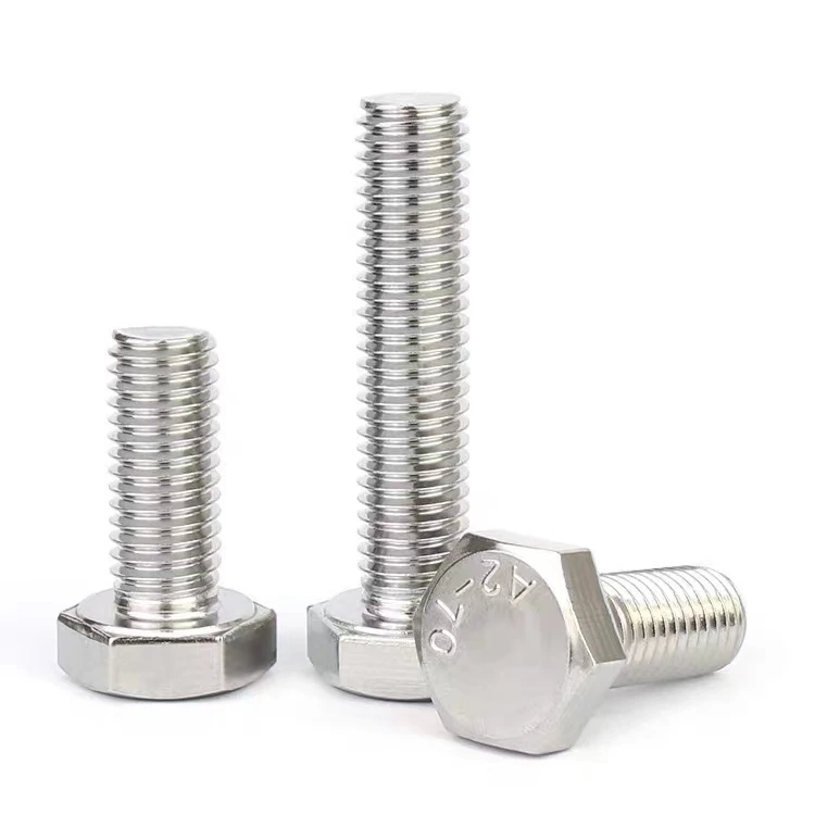 DIN931 DIN933 High quality low cost stainless steel hex bolts