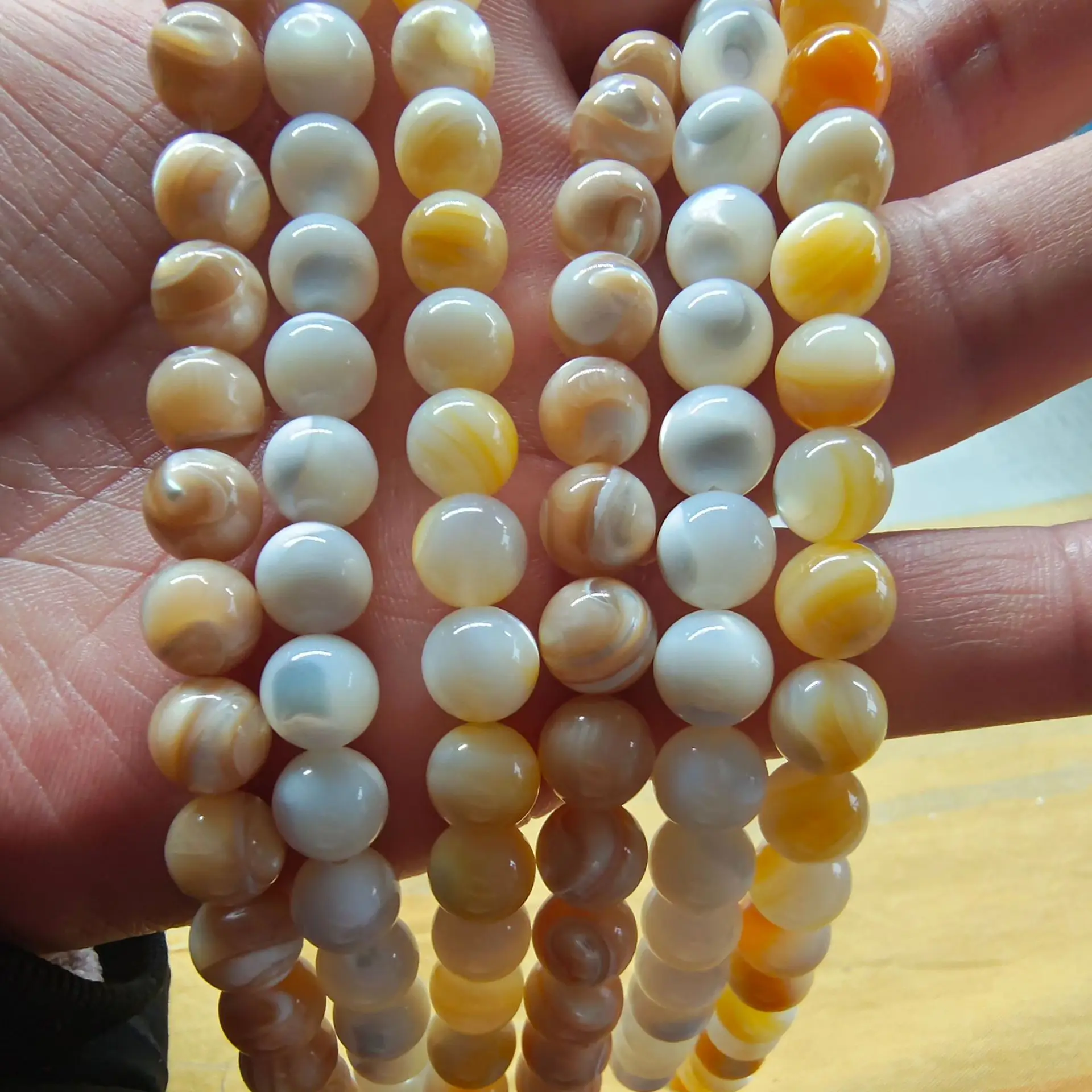 Anwen shell pearl coral beads Nature stones loose beads wholesale diy naked bead accessories manufacturers direct sales
