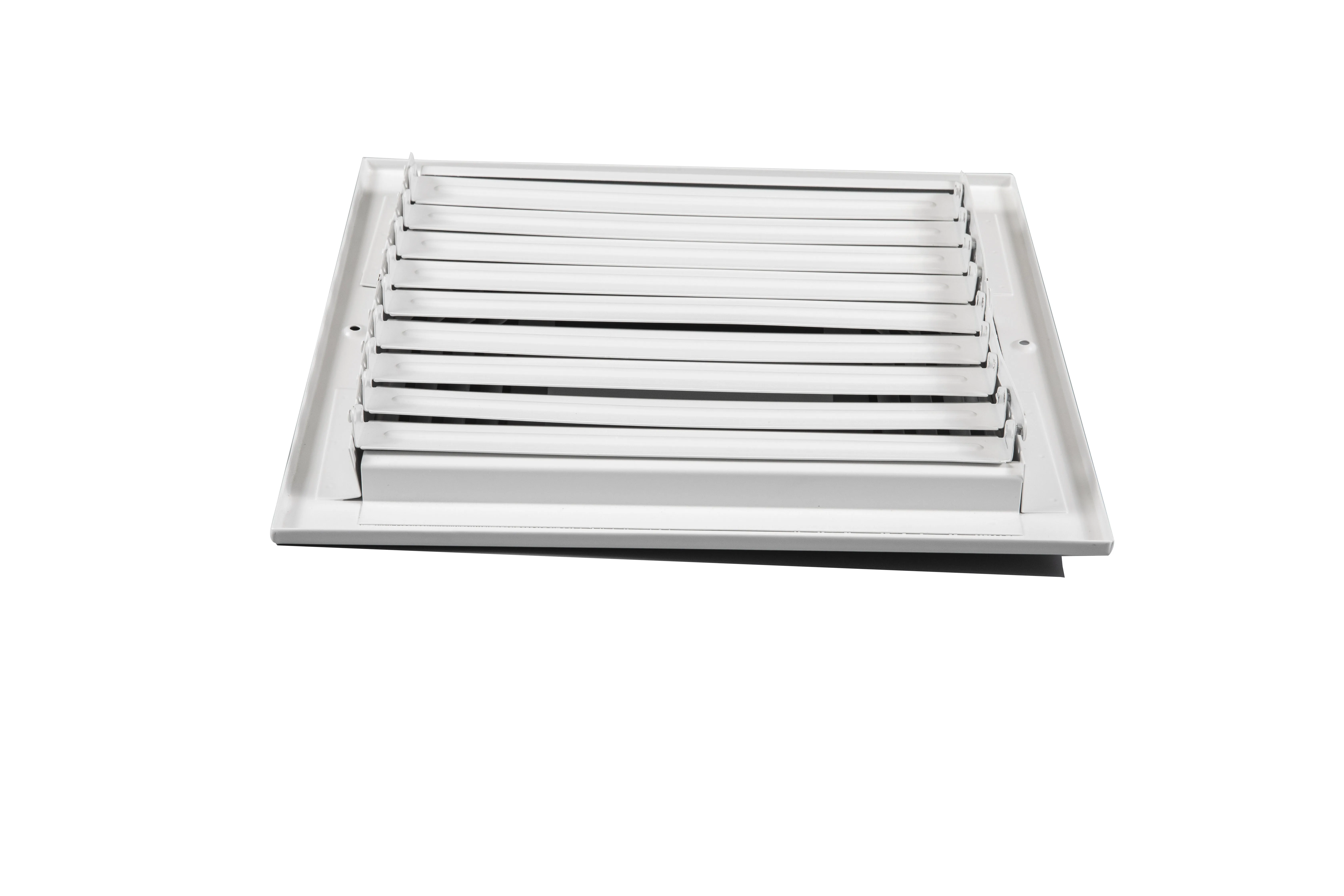 4SW 4-Way Air Vents Supply Grille Duct Vent Cover Air Diffuser  Flat Stamped Face Return Grille Sidewall/Ceiling Grille Register