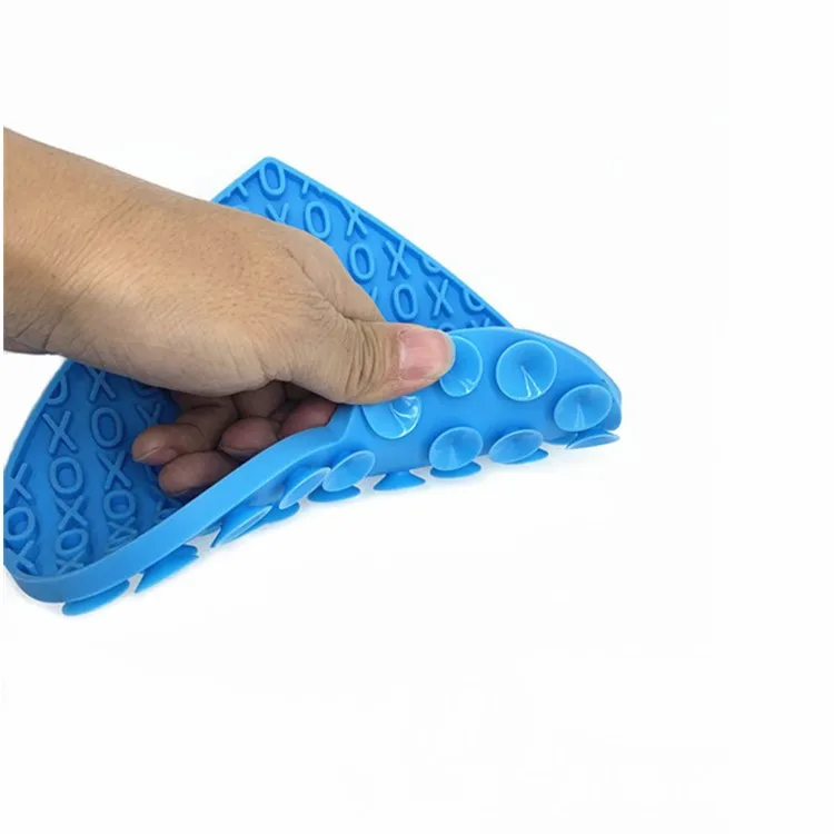 New Heart Shape  Pet Bathing Dog Training Slow Dispensing Mat Dog Lick pad Peanut Butter Dog Lick mat