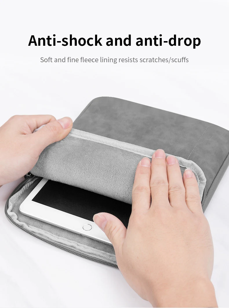 Lightweight Sleeve Laptop Bags PU Leather Pouches For Huawei 7.9 8.4inch 9.7 11inch Universal Tablet Case For iPad Air Pro Mini