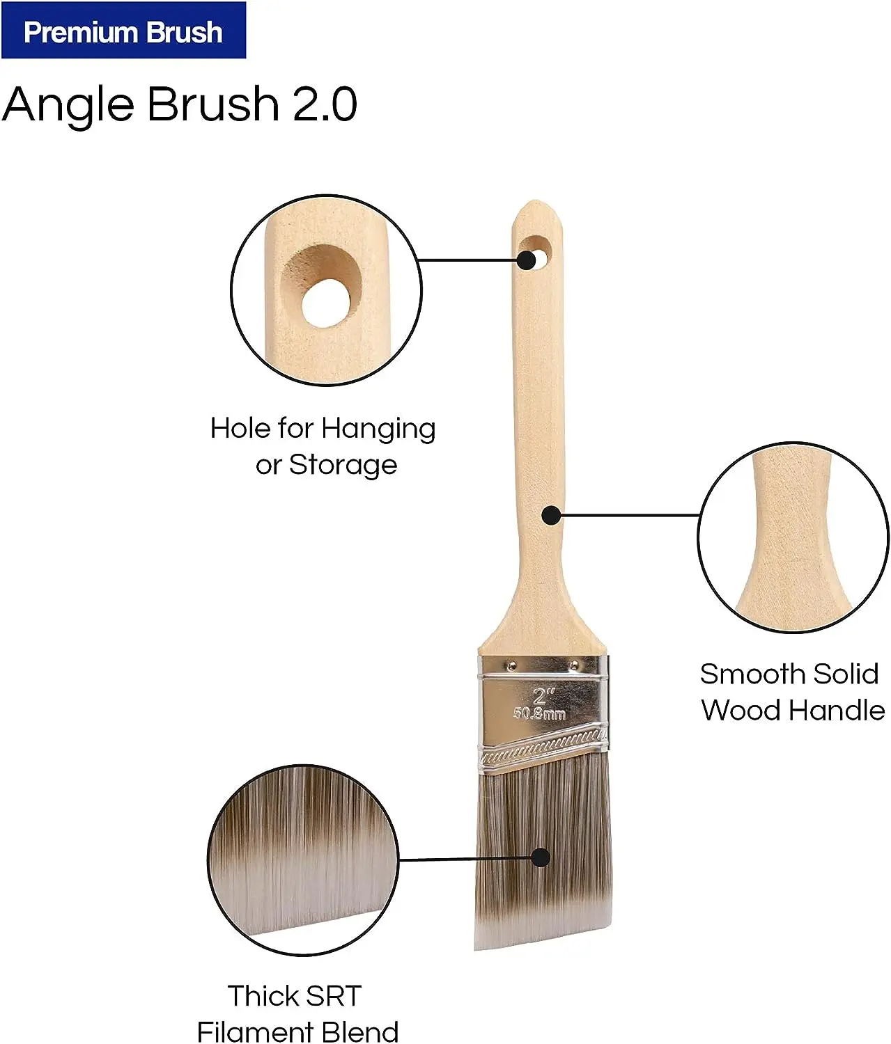 Agle Paint Brush Premium Paint Brush Pro Grade Brushes DIY OEM  Tools