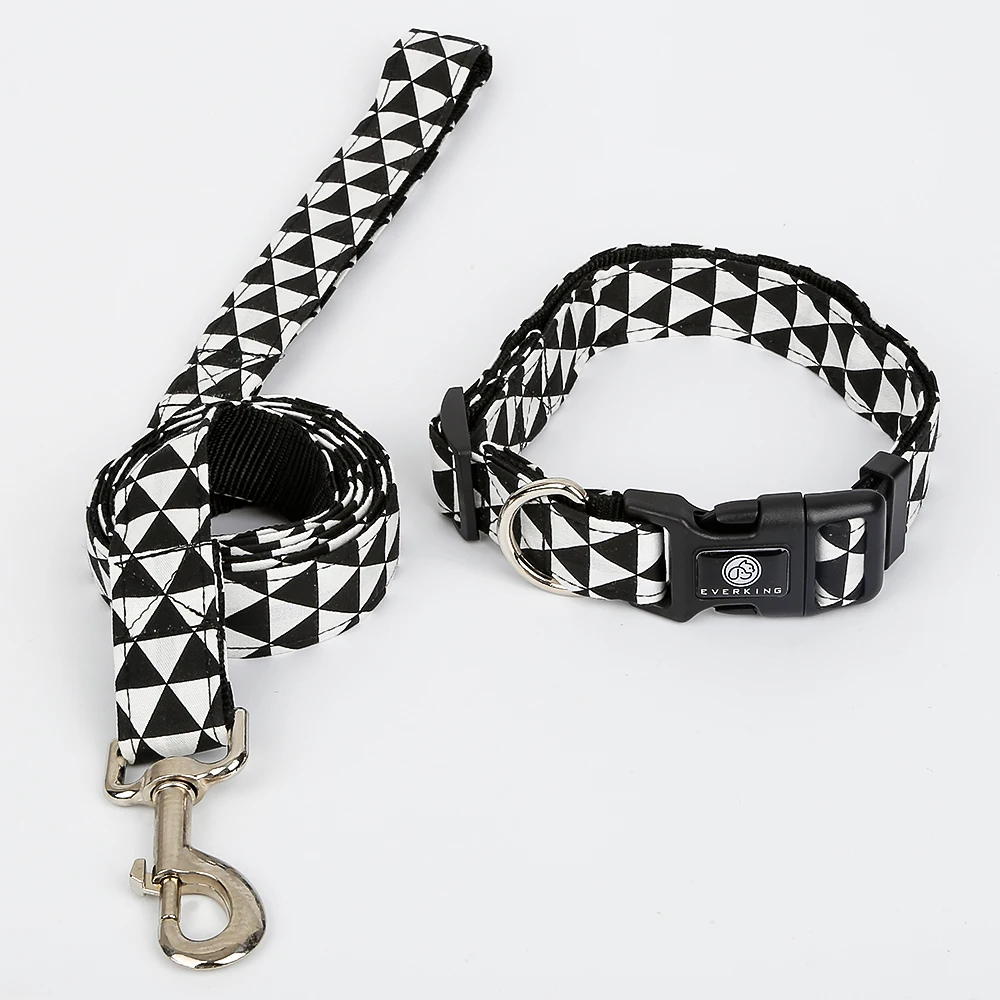 Модный высококачественный тренировочный мягкий и удобный Регулируемый Собачий Ошейник с треугольным узором