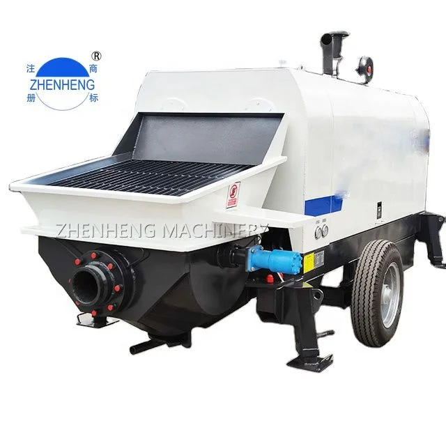 Mortar Pump Concrete Pump Machine/Concrete Mixer With Pump Diesel Concrete Pumps For Sale