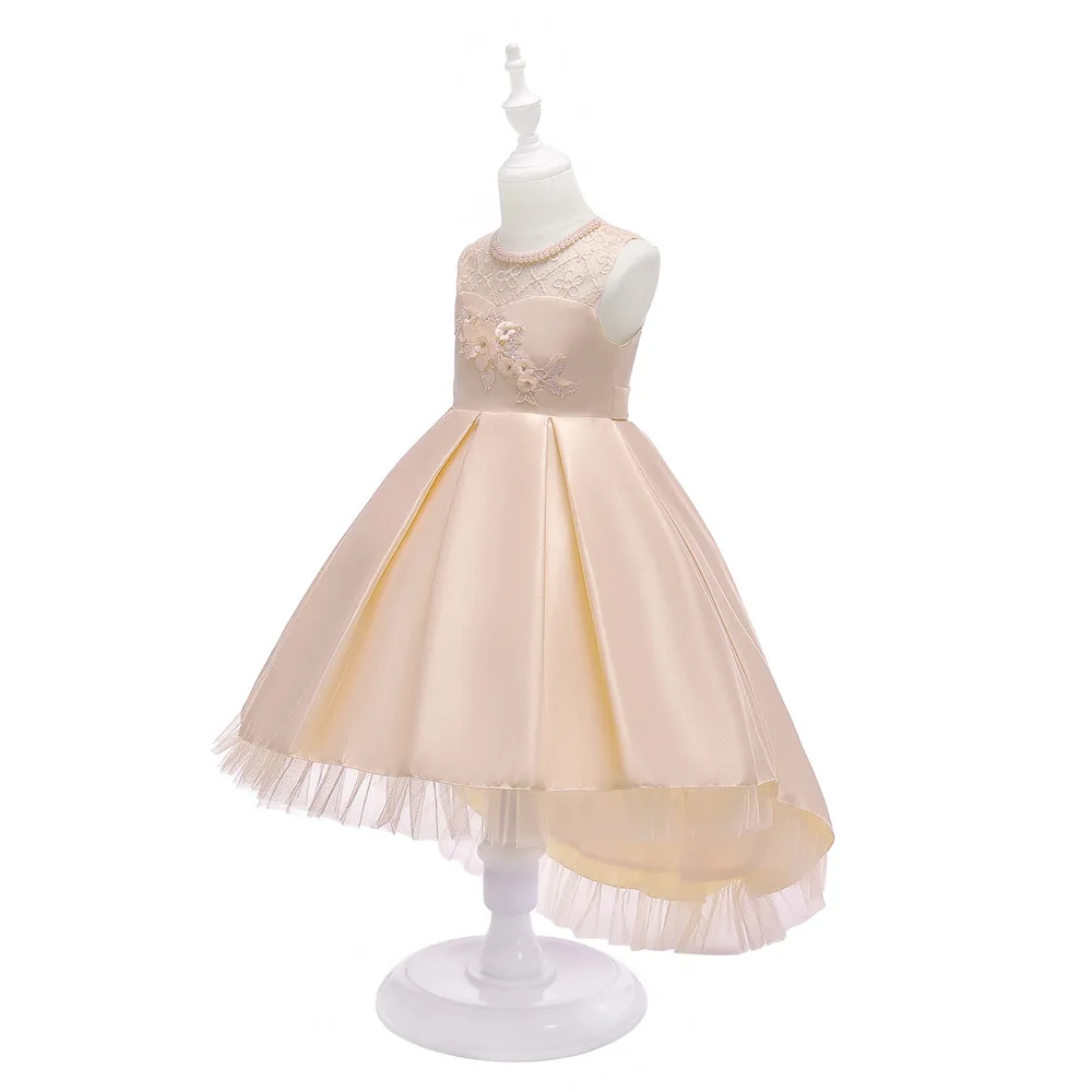 Summer lace tutu princess bluey kids clothing evening one piece 2-10 year party toddler flower girls dress