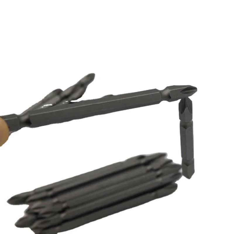 
PH2 Electric Screwdriver S2 Alloy Steel Bit Set Two Heads Tools 