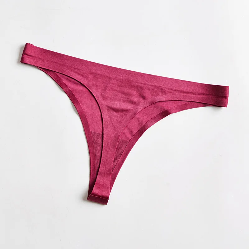 sexy ladies Seamless hot pink fancy lingerie underwear Thongs