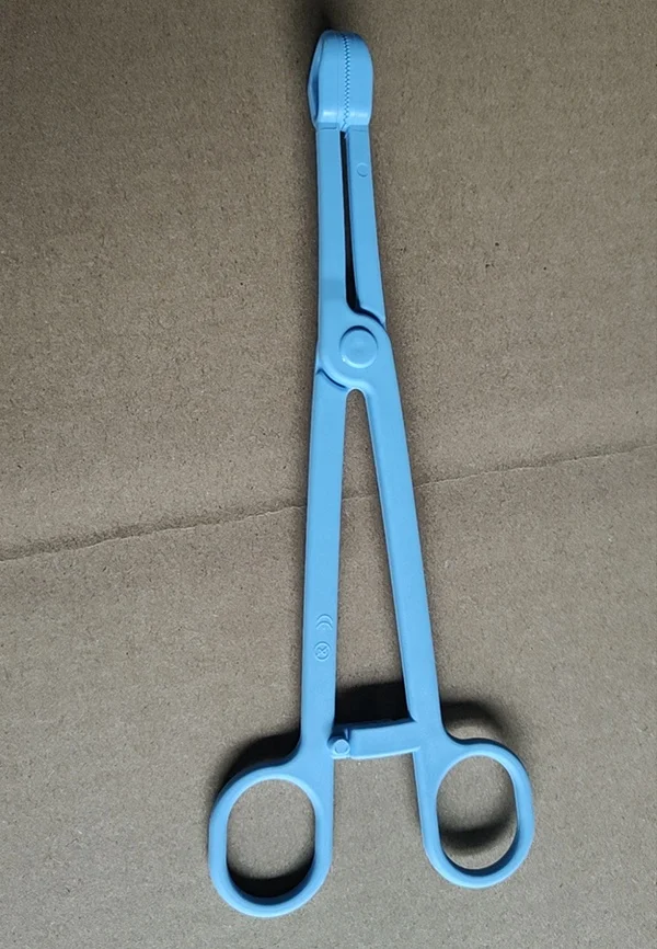 19cm Disposable Plastic Surgical Dental Instrument Medical Forceps Nylon Sponge Holding Tweezers