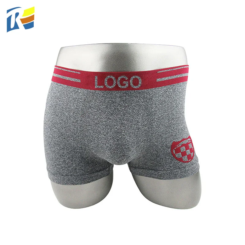 OEM ODM Service Classic Style Mid Rise Comfortable Breathable Mens Underwear Short Seamless Boxer Briefs With High Quality