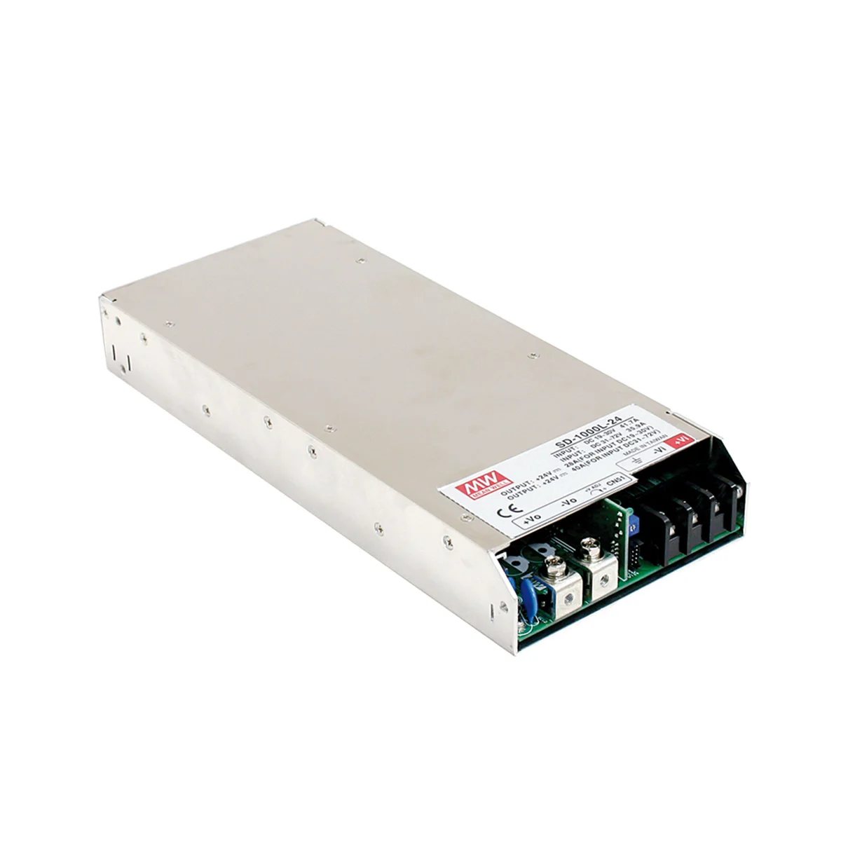 Импульсивный источник питания 19 ~ 72VDC вход бренд Mean well представляет SD-1000L-24 1000 Вт одиночное выходное DC-DC конвертер 960W 24V 40A блок питания