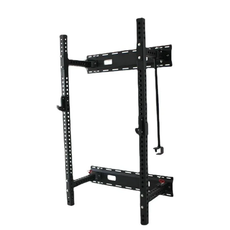 Best Selling Home Use Fold Back Wall Mount Rack Gym Equipment Fitness