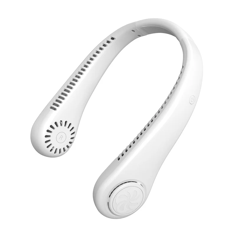 Best Seller 800mah Wearable Leafless Fan Rechargeable Battery Powered Bladeless Cooling Usb Mini Portable Neck Fan