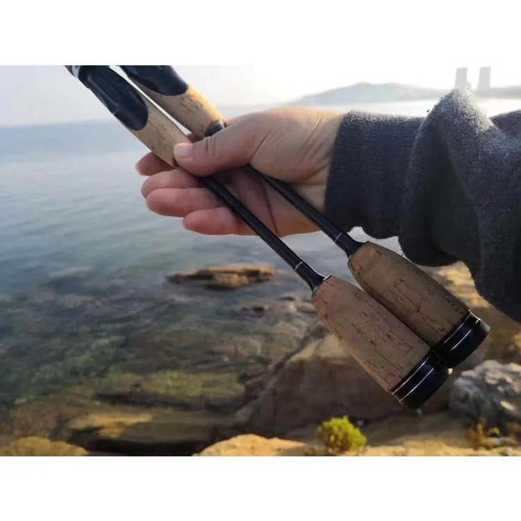 SXMK180 wholesale china Olta Peche 1.8m lure pole 2 section carbon fiber ultralight spinning fishing rod