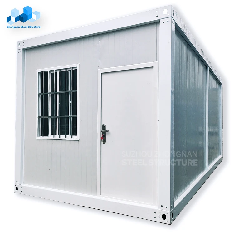 prefabricated mini beach assemble container house prefab aluminium structure frame barndominium home