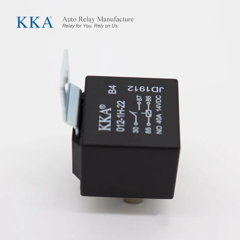 KKA-B4 30A/40A Универсальное автомобильное реле 12V 5pin, с металлическим кронштейном, JD1914 автомобильное реле