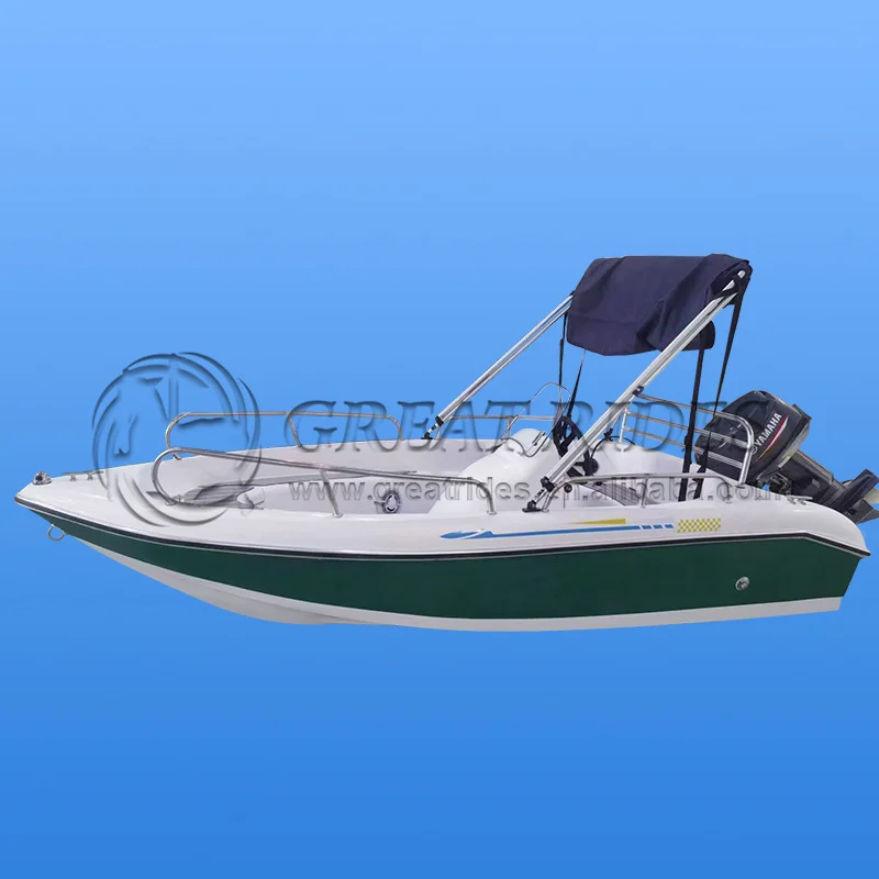 Factory Direct 4 Seats Speed Boat Jet Boat Made Fiberglass V-Hull for Water Sports and Recreation