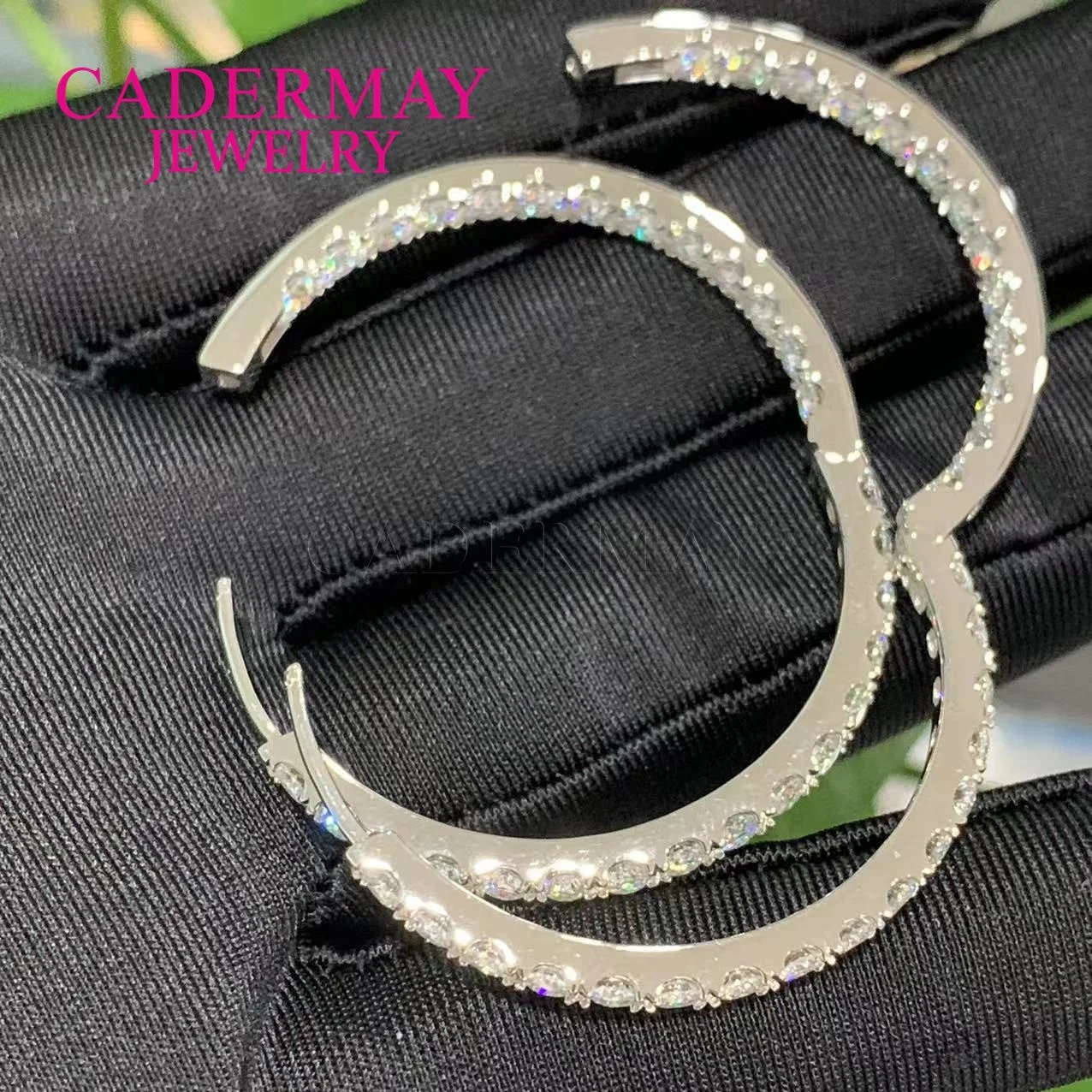 Big Size  3mm D VVS  Moissanite Stud Earrings Pass Diamonds Tester S925 Women Engagement Wedding Jewelry