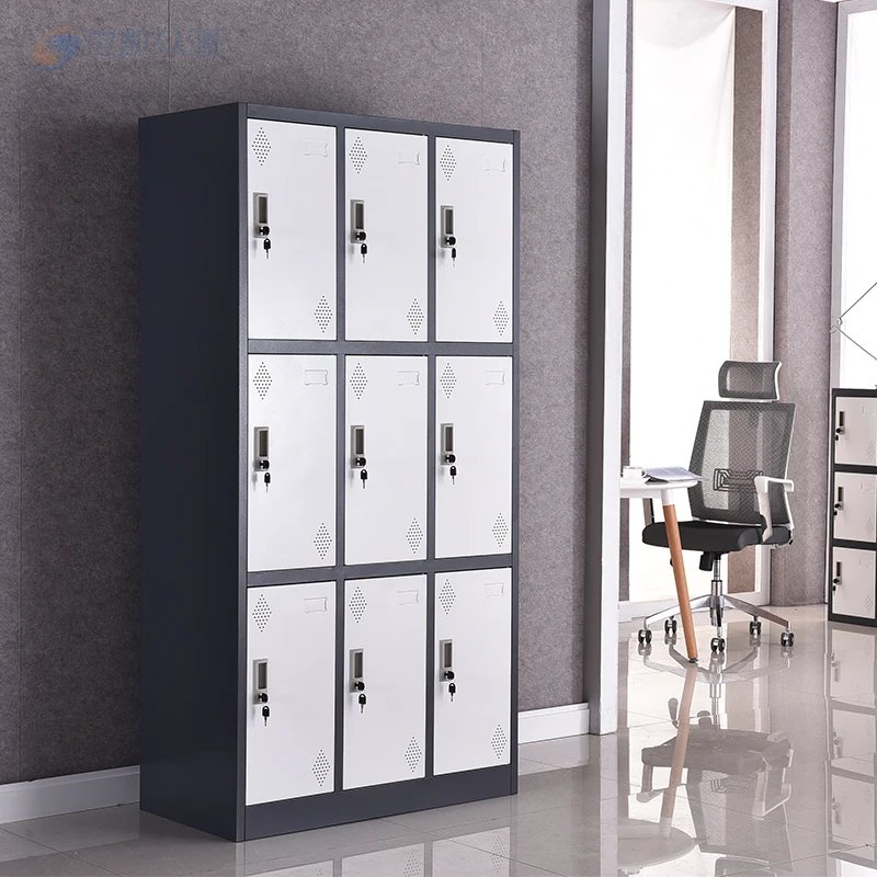 Запираемые качели 2 двери картотечный шкаф стальной шкафчик металлический железный для хранения