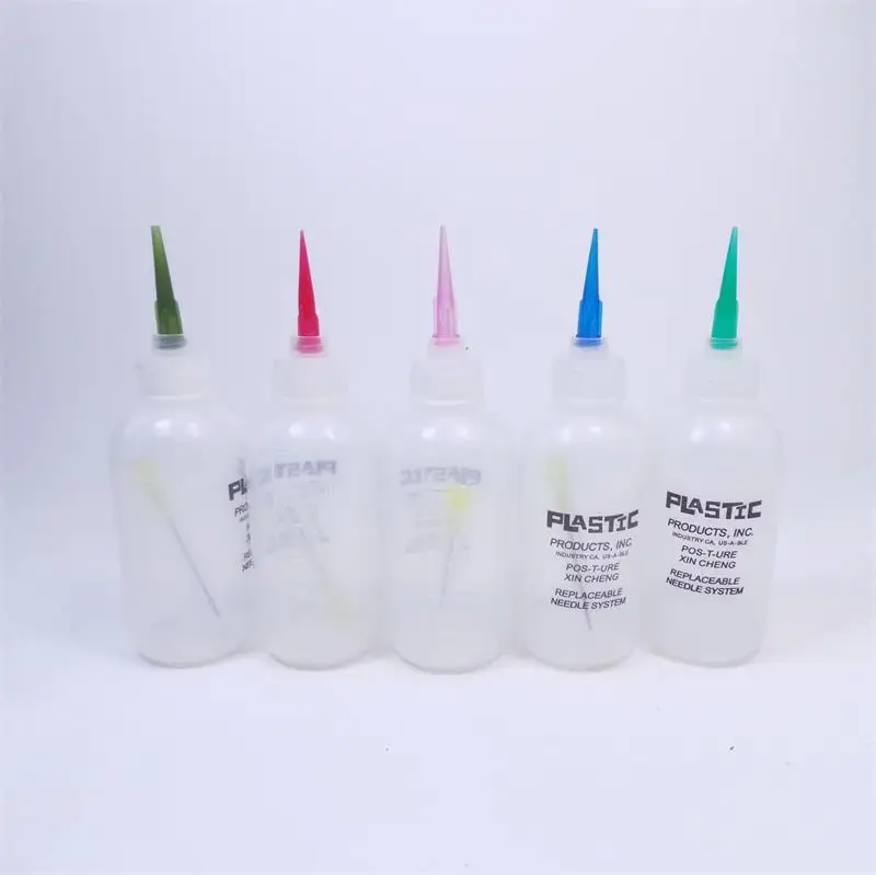 50ml plastic bottle and high-viscosity tapered all-plastic TT tipped needle