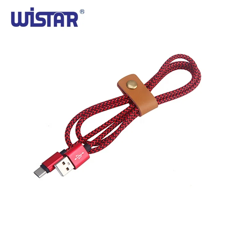  Кабель для зарядки и передачи данных с металлической оплеткой типа C usb 2