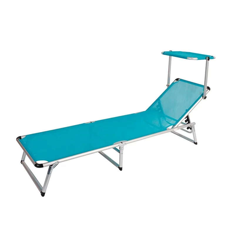 OUTDOOR BEACH BACK 3 POSITION ADJUSTABLE SUN LOUNGERS CAMPING FOLDING CHAIR