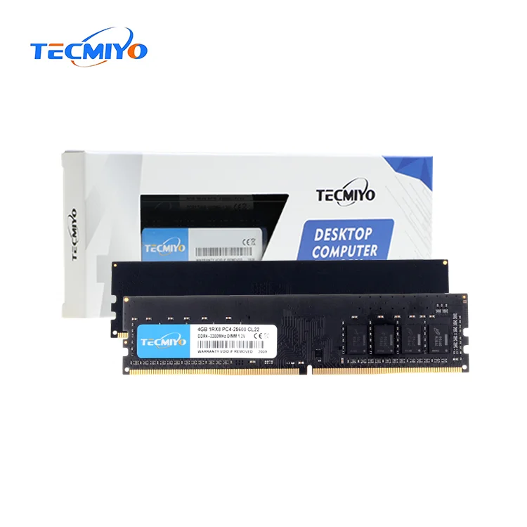 Tecmiyo factory price PC4 Memoria Ram ddr 4 4g 3200 memory 4gb 3200mhz ddr4 RAM PC4 25600 for Desktop using 2021