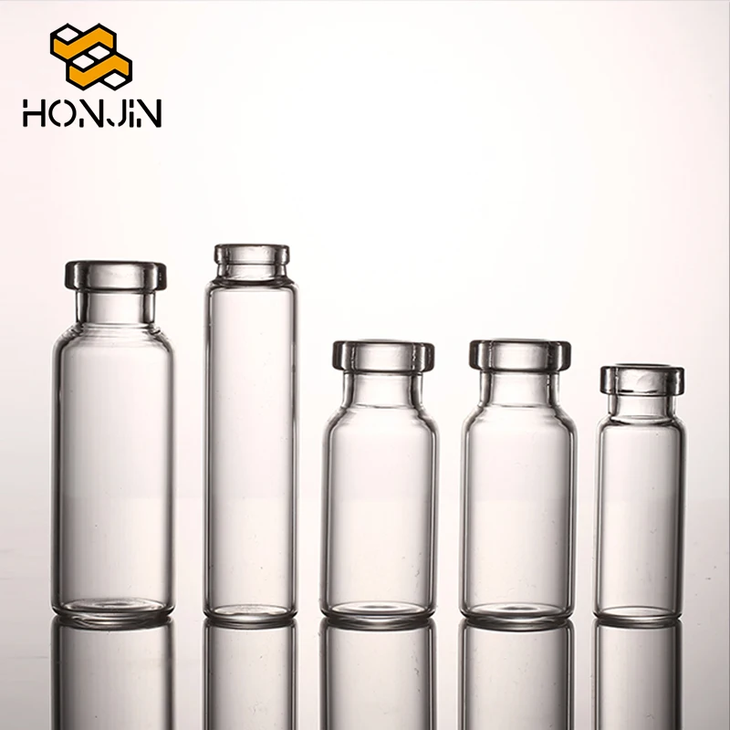 pendant Wishing vials 0.5ml 1ml 2ml 3ml 4ml 5ml 10ml 15ml 20ml 30ml 50ml clear glass bottle with cork stoppers