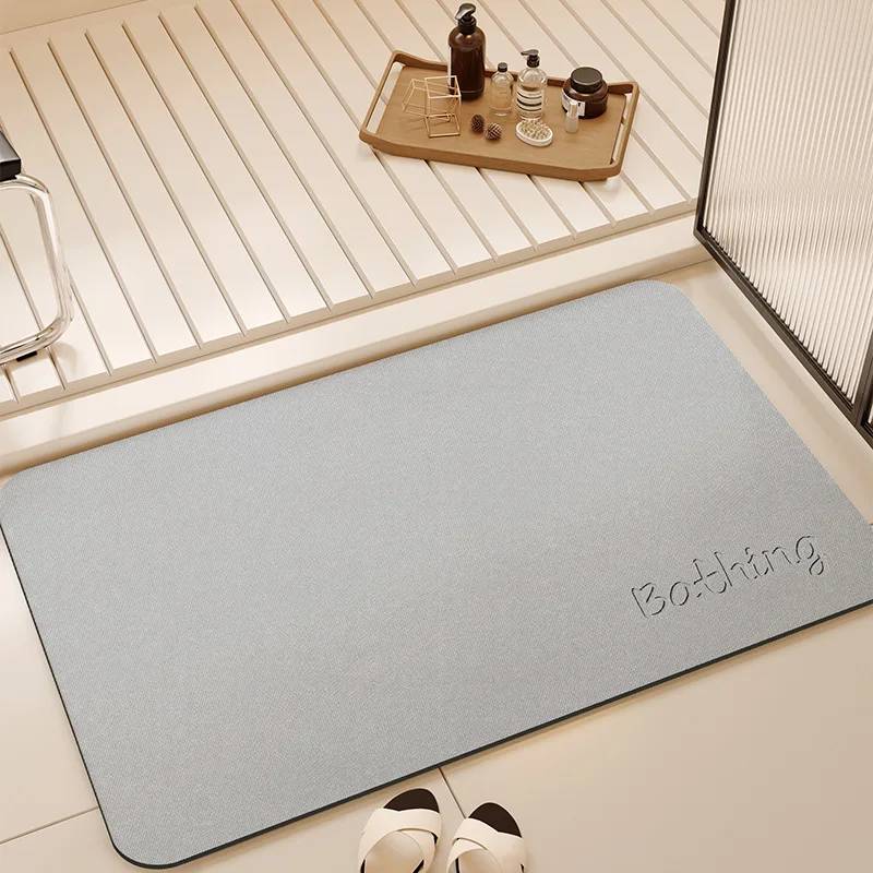 Lifestyle Water Absorbent Quick Drying Eco-Friendly Multi Colors Stone Bath Mat For Bathroom