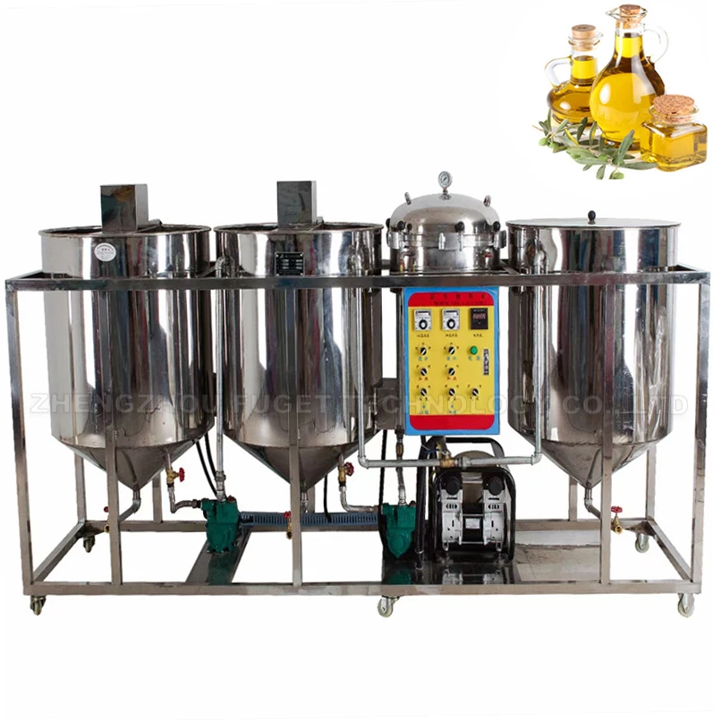 small mini avocado soybean sunflower palm cotton seeds edible oil refinery refining machine line plant