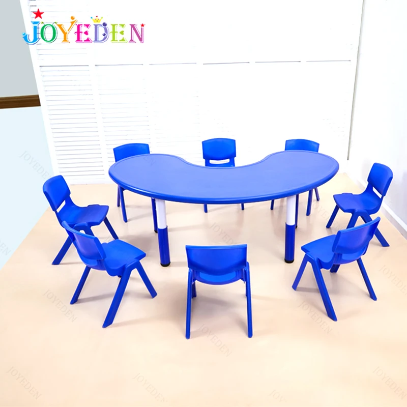 Modern Nursery Colorful Daycare Furniture primary school student children study tables and chairs for classroom