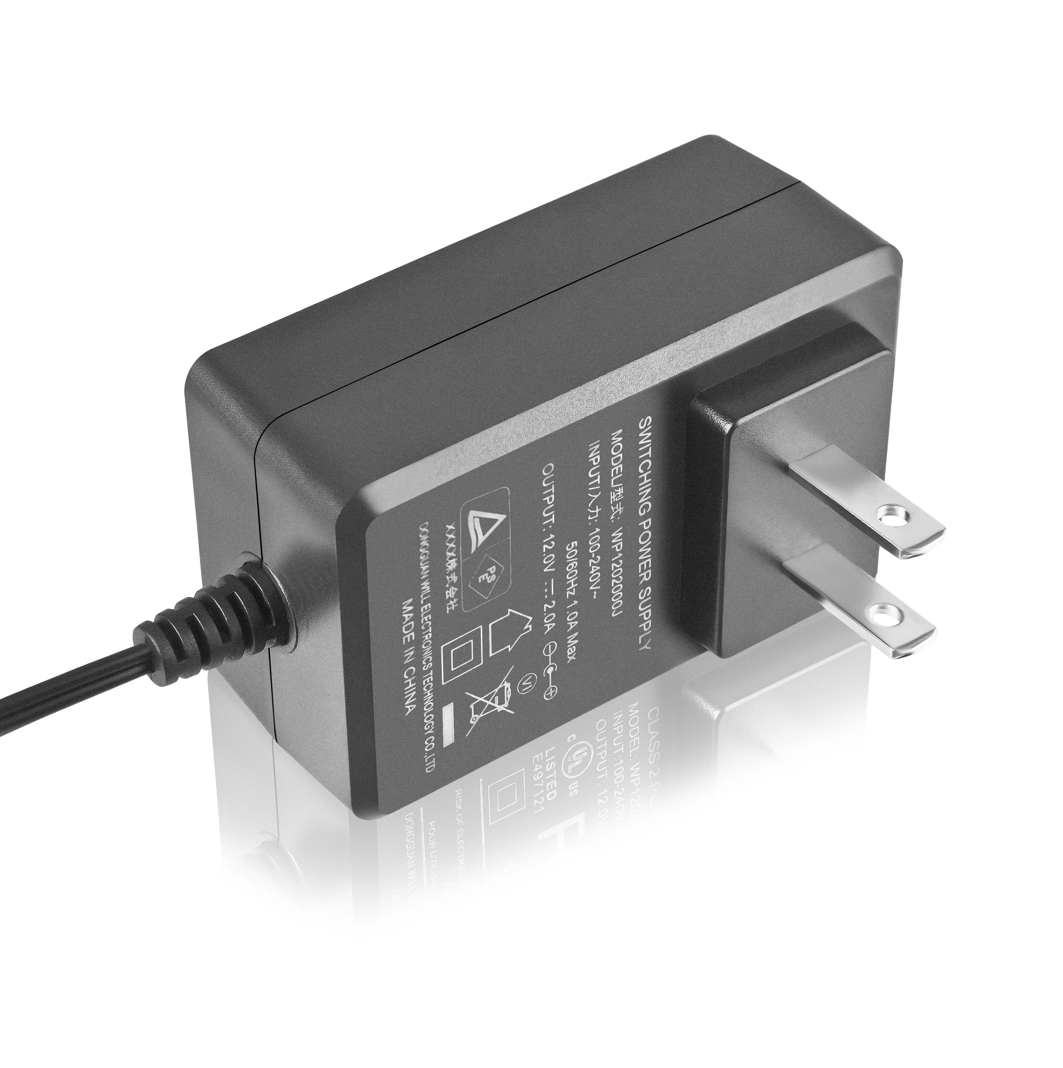 021 100-240v 18v ac adaptor 3.6v 3.7v 0.5a 1a US plug power adapter UL approval 5V 6V 0.6A 600ma 9v 1300ma ac wall adapter