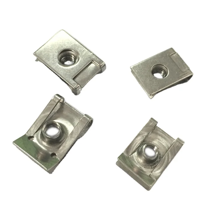 JM Brand Automobile Parts Zinc Plated M6 M64 Stainless Spring  Steel U-Clip Nut