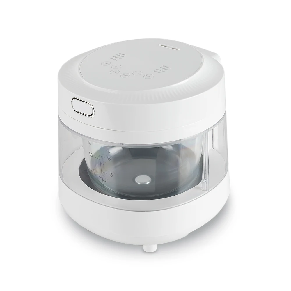 OEM Wholesale Home Appliance 3L 600w Smart Multicooker Food Cooke Uncoated Electric Glass Rice Cooker with Time Preset Function