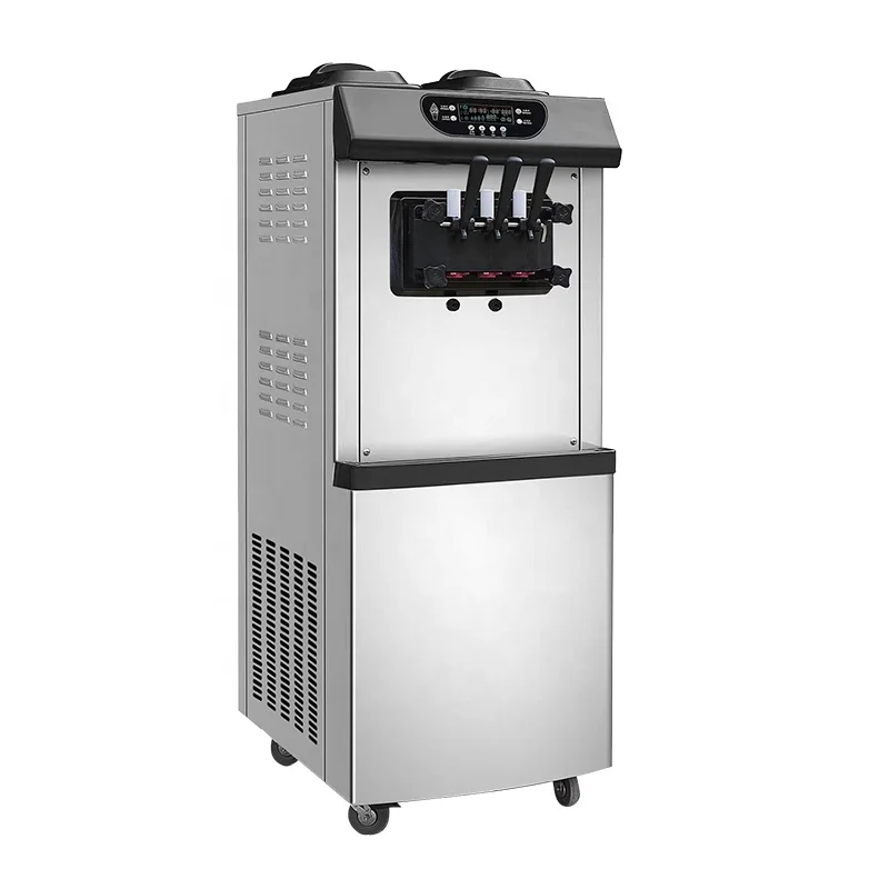 Brazil Five Flavor Air Pump Water Fruit Fresh Frozen Soft Ice Cream Machine in Pakistan