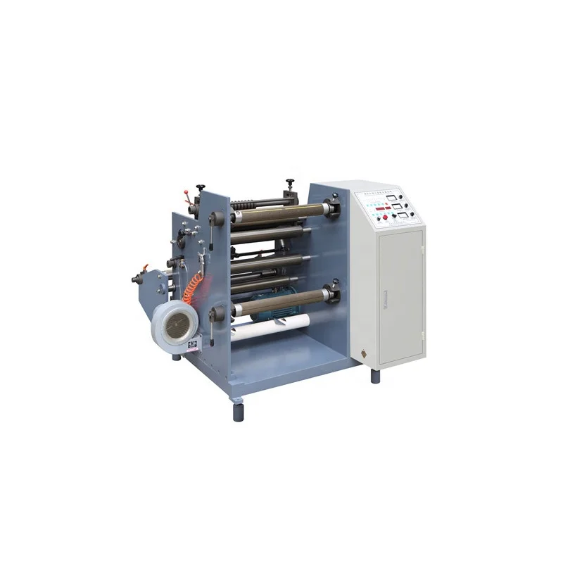
HJFQ--500A auto tension control adhesive label paper sticker slitting and rewinding machine 