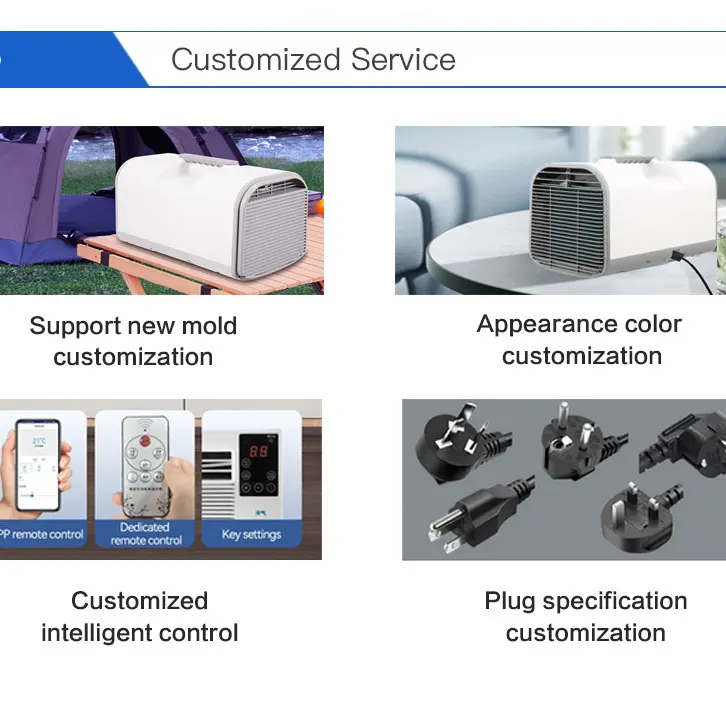 24V 12V DC Portable Air Conditioners for Cars Trucks and RVs
