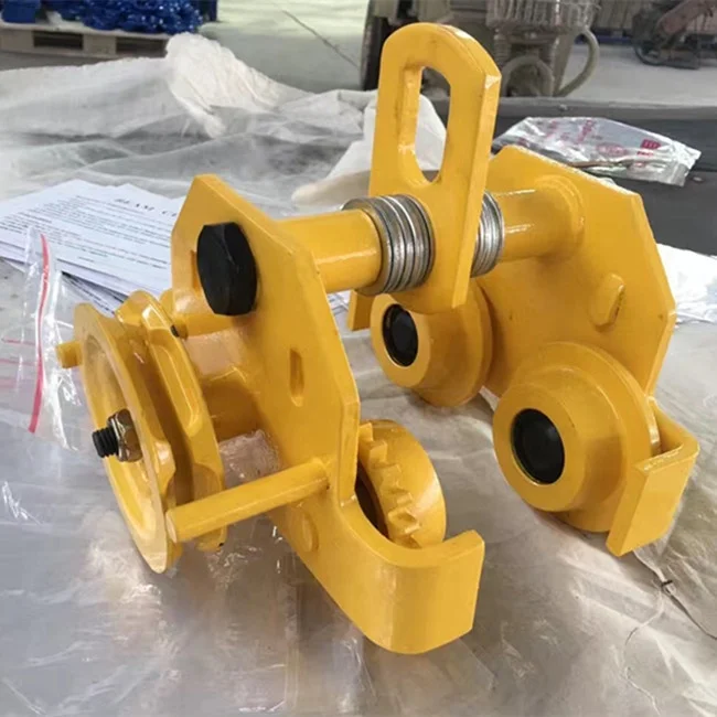 Hand Pulling GCL Plain Geared Beam Trolley
