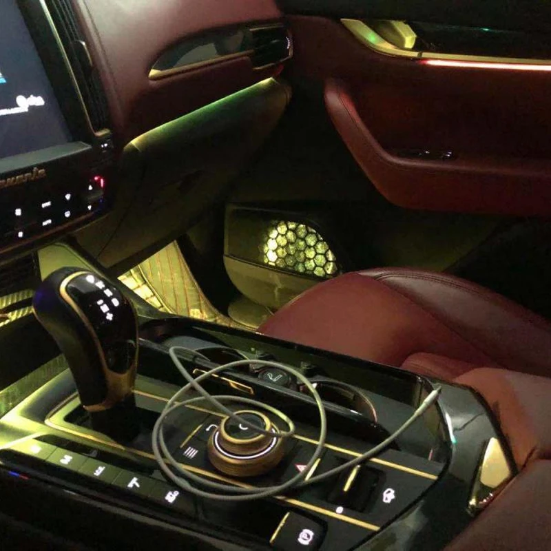 
Hot selling cold light strips line car interior atmosphere decorative led strip lamps for car suv dashboard 