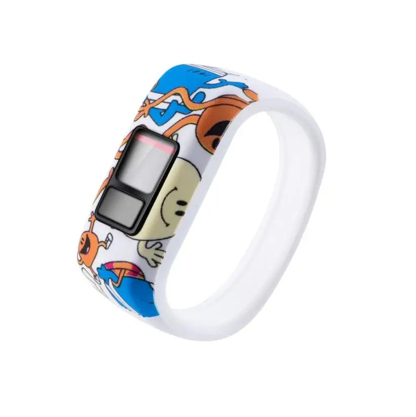 Sport Kids Watch Strap for Vivofit JR/Vivofit JR 2/Vivofit 3  For Garmin Vivofit Cute Cartoon Bands