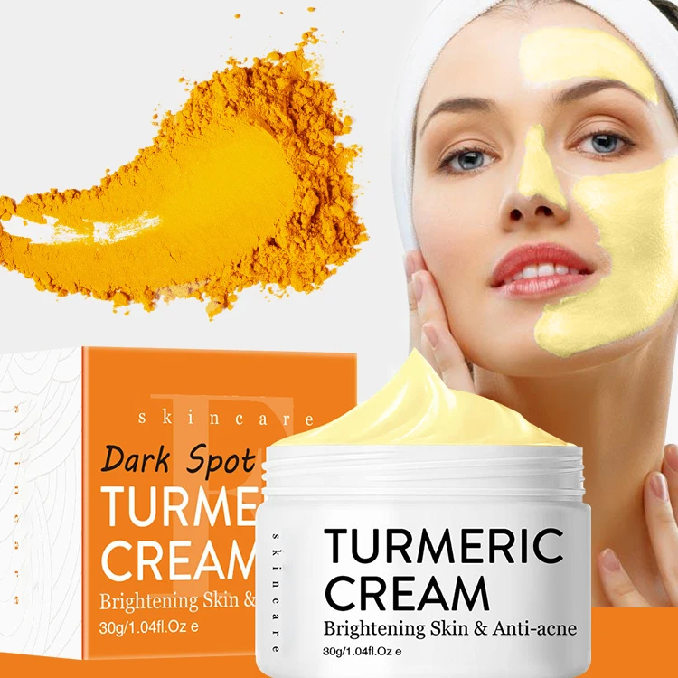 Natural Organic Turmeric Facial Cream Skin care Whitening Face Cream Acne Treatment Face Cream