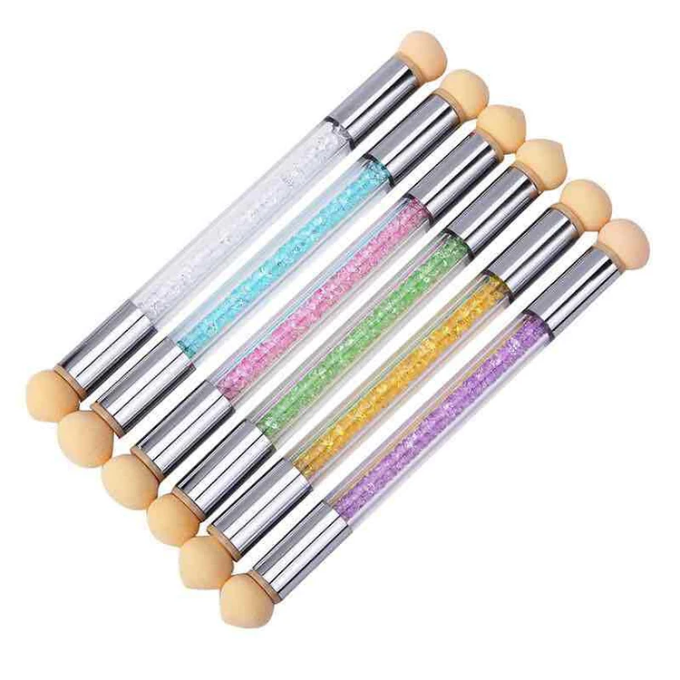
Miyaup Professional Dual-ended Gradient Stamper Sponge Head UV Gel Pen Silicone Nail Brush New Fashion Nail Tools Poly Gel 