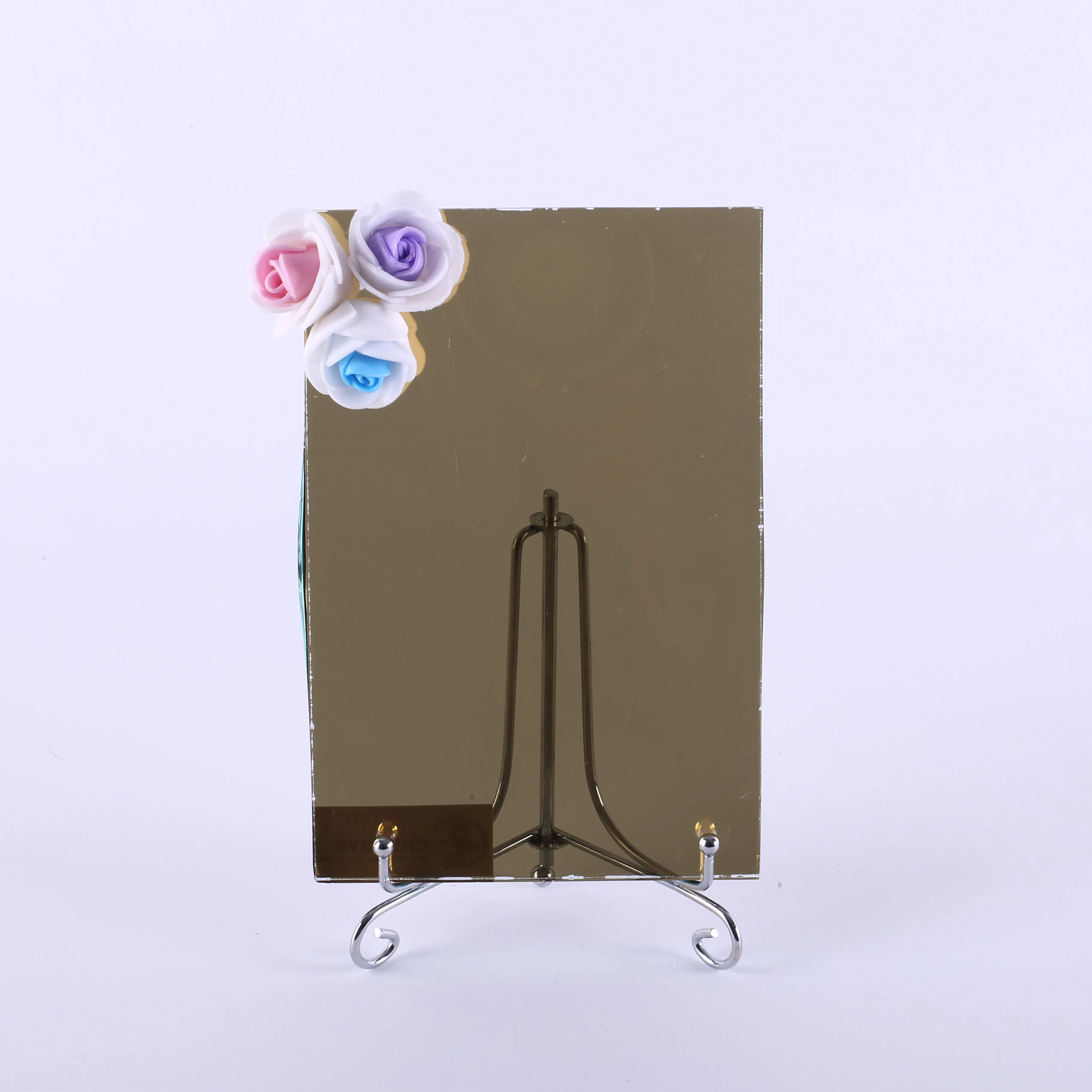 Cut To Size Bronze Heat 5mm Color Reflective Glass For Bathroom Lacquered